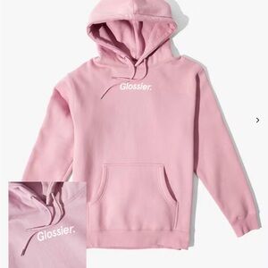 Glossier Pink Hoodie